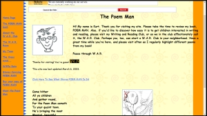Poem Man Website